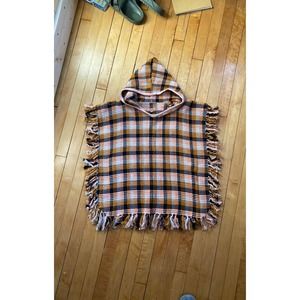 Kip & Co NWOT Waffle Knit Hooded Kid's Shawl